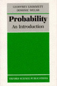 Enlarge image Cover: Probability - Oxford University Press