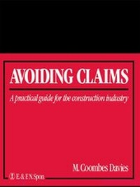 Abbildung von: Avoiding Claims - Spon Press