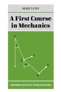 Cover: A First Course in Mechanics - Oxford University Press