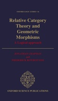 Cover: Relative Category Theory and Geometric Morphisms - Clarendon Press