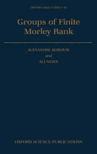 Abbildung von: Groups of Finite Morley Rank - Clarendon Press