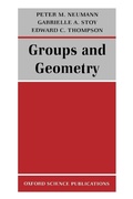 Cover: Groups and Geometry - Oxford University Press
