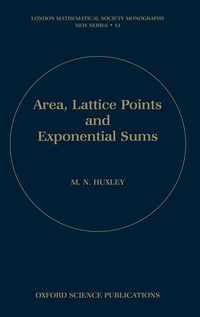 Abbildung von: Area, Lattice Points, and Exponential Sums - Oxford University Press