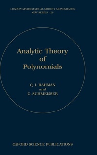 Abbildung von: Analytic Theory of Polynomials - Oxford University Press