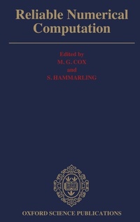 Enlarge image Cover: Reliable Numerical Computation - Clarendon Press