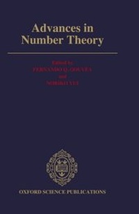 Enlarge image Cover: Advances in Number Theory - Clarendon Press