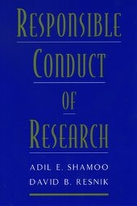 Enlarge image Cover: Responsible Conduct of Research - Oxford University Press Inc