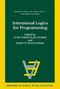 Enlarge image Cover: Intensional Logics for Programming - Clarendon Press