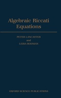 Cover: Algebraic Riccati Equations - Clarendon Press