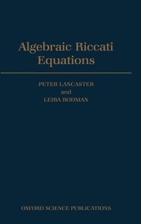 Abbildung von: Algebraic Riccati Equations - Clarendon Press