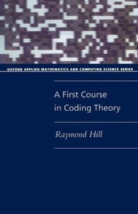 Abbildung von: A First Course in Coding Theory - Oxford University Press