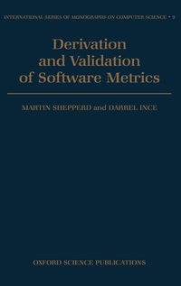 Enlarge image Cover: Derivation and Validation of Software Metrics - Clarendon Press