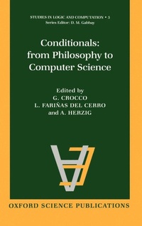 Enlarge image Cover: Conditionals: From Philosophy to Computer Science - Clarendon Press