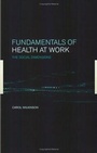Cover: Fundamentals of Health at Work - CRC Press