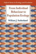 Cover: From Individual Behaviour to Population Ecology - Oxford University Press