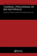 Cover: Thermal Processing of Bio-Materials - Taylor & Francis