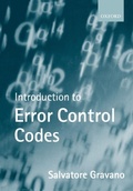 Cover: Introduction to Error Control Codes - Oxford University Press