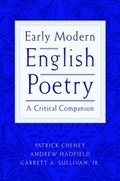 Cover: Early Modern English Poetry - Oxford University Press Inc