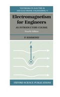 Cover: Electromagnetism for Engineers - Oxford University Press