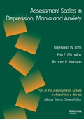Cover: Assessment Scales in Depression and Anxiety - CORPORATE - CRC Press