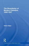 Cover: The Boundaries of Modern Palestine, 1840-1947 - Routledge