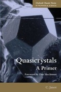 Cover: Quasicrystals - Oxford University Press