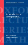 Cover: An Introduction to Homogenization - Oxford University Press