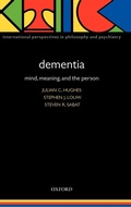 Cover: Dementia - Oxford University Press