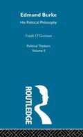 Cover: Edmund Burke - Routledge