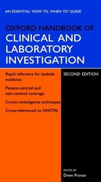 Enlarge image Cover: Oxford Handbook of Clinical and Laboratory Investigation - Oxford University Press
