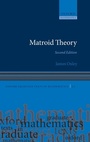 Cover: Matroid Theory - Oxford University Press