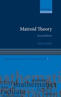 Cover: Matroid Theory - Oxford University Press