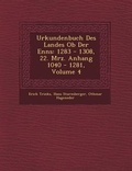 Cover: Urkundenbuch Des Landes Ob Der Enns - Saraswati Press