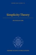 Cover: Simplicity Theory - Oxford University Press