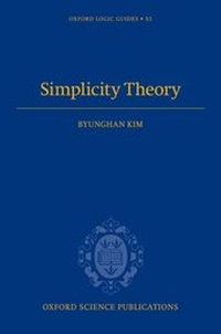 Enlarge image Cover: Simplicity Theory - Oxford University Press