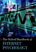 Cover: Oxford Handbook of Internet Psychology - Oxford University Press