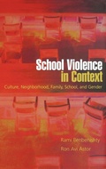 Cover: School Violence in Context - Oxford University Press Inc