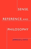 Cover: Sense, Reference, and Philosophy - Oxford University Press