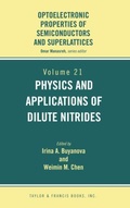 Cover: Physics and Applications of Dilute Nitrides - CRC Press