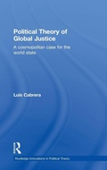 Cover: Political Theory of Global Justice - Routledge