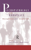 Cover: Psychopathology in the Workplace - Routledge