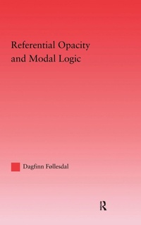 Enlarge image Cover: Referential Opacity and Modal Logic - Routledge