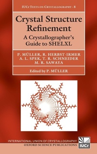 Enlarge image Cover: Crystal Structure Refinement - Oxford University Press