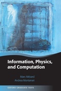 Cover: Information, Physics, and Computation - Oxford University Press