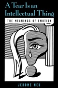 Cover: A Tear is an Intellectual Thing - Oxford University Press Inc