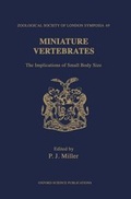 Cover: Miniature Vertebrates - Oxford University Press