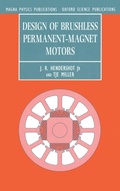 Cover: Design of Brushless Permanent-magnet Motors - Oxford University Press