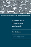 Cover: A First Course in Combinatorial Mathematics - Oxford University Press