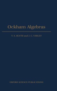 Abbildung von: Ockham Algebras - Clarendon Press