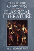 Cover: The Oxford Companion to Classical Literature - Oxford University Press